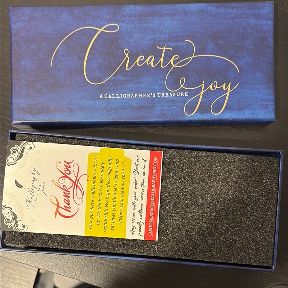 Create Joy Calligraphy Set - Blue - Picture 2 of 5